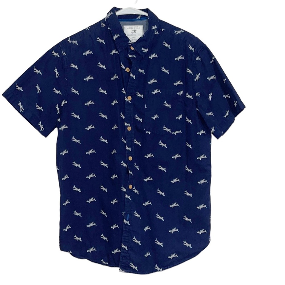 Large Slim Fit Cactus Short Sleeve